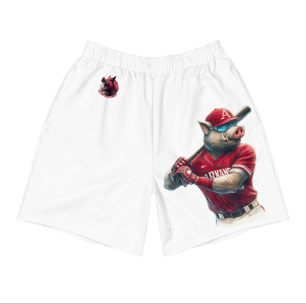 Unisex Arkansas Baseball Athletic Long Shorts