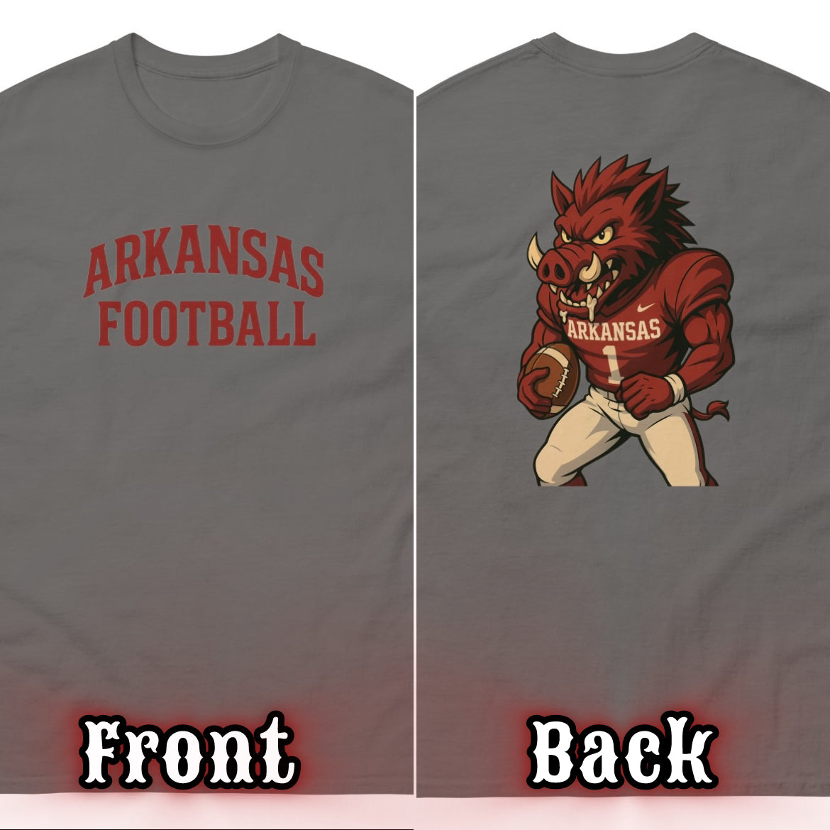Unisex Regular RRF Arkansas Football T-Shirt