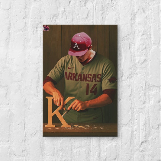Gage Wood “CARVING” 16x24 Canvas